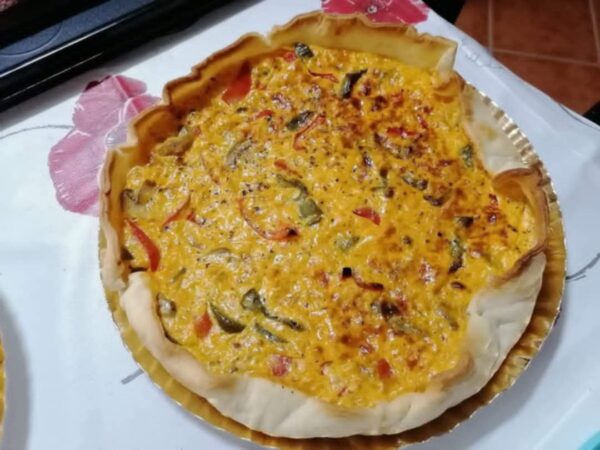 Quiche Vegetariana de Legumes Assados – Refeição Saudável e Saborosa