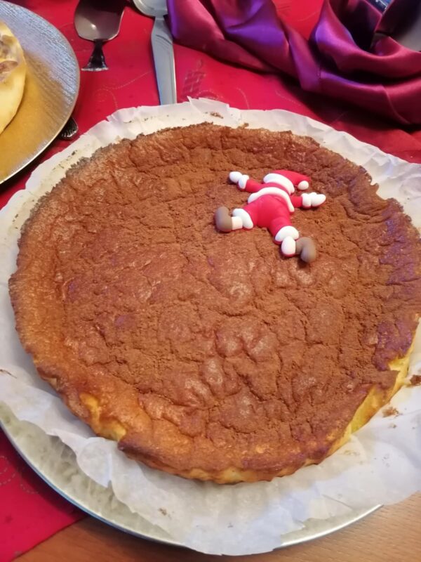 Tarte de Queijo com Canela