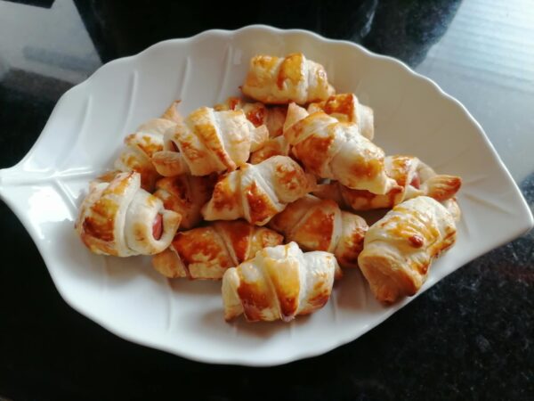 Mini Croissant de Salsicha